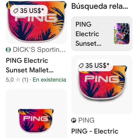 Ping Tropical Gradient Putter Cover - Picture 5 of 5